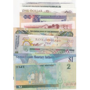 Mix Lot,  UNC,  11 different banknotes