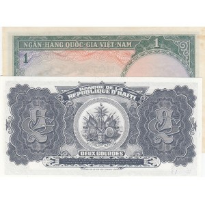 Mix Lot,  UNC,  Total 2 banknotes