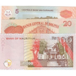 Mix Lot,  UNC,  3 differant banknotes