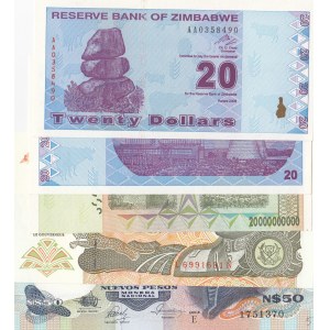 Mix Lot,  UNC,  Total 5 banknotes
