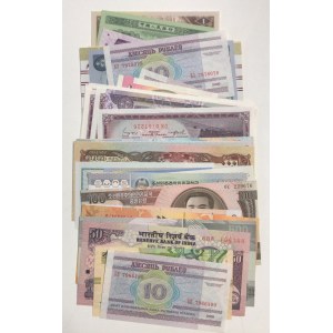 Mix Lot,  UNC,  Total 100 banknotes