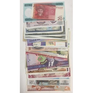 Mix Lot,  UNC,  Total 50 banknotes
