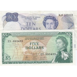 Mix Lot,  VF,  total 2 banknotes