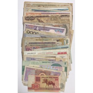 Mix Lot,  FINE,  Total 77 banknotes