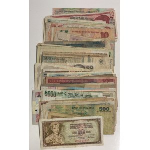Mix Lot,  FINE,  Total 100 banknotes