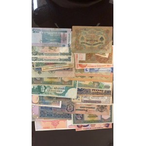 Mix Lot,  FINE,  Total 35 banknotes