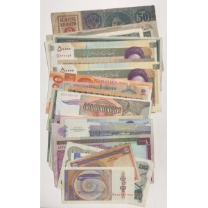 Mix Lot,  FINE,  Total  45 banknotes