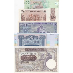 Mix Lot,  Total 5 banknotes