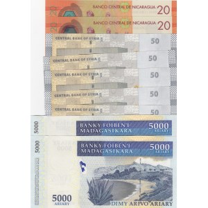 Mix Lot,  Total 9 banknotes