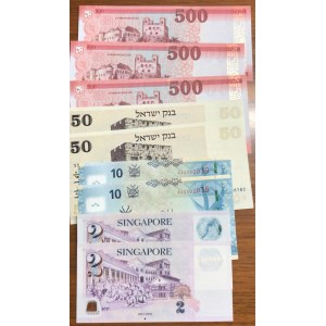 Mix Lot,  Total 9 banknotes