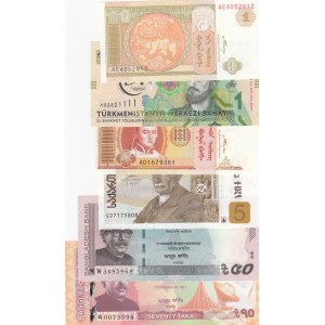 Mix Lot,  Different 6 banknotes