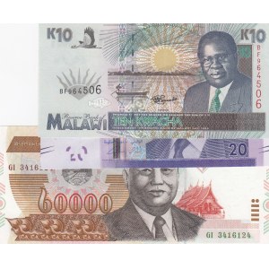 Mix Lot,  Different 3 banknotes
