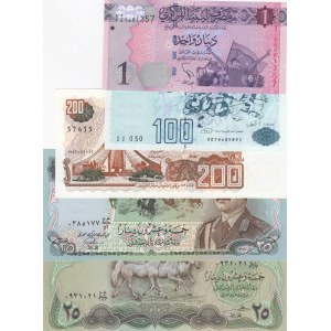 Mix Lot,  Different 5 banknotes