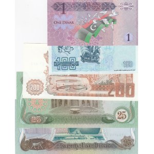 Mix Lot,  Different 5 banknotes