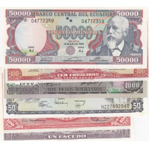 Mix Lot,  Total 6 banknotes