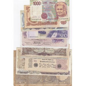 Mix Lot,  Total 10 differant EURAPEAN COUNTRIES banknotes lot