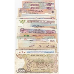 Mix Lot,  20 lot of banknotes in mixed condition