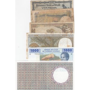 Mix Lot,  Total 6 banknotes