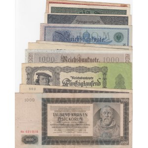 Mix Lot,  Total 10 banknotes