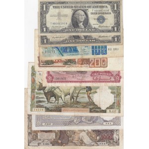 Mix Lot,  total 8 banknotes