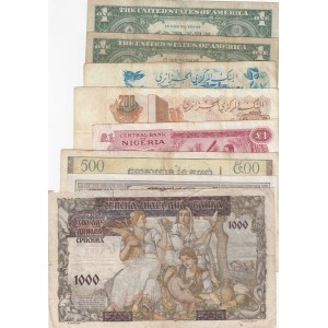 Mix Lot,  total 8 banknotes