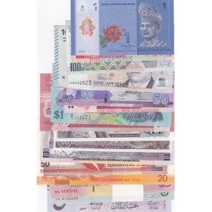Mix Lot,  Total UNC 18 banknotes