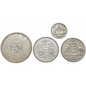 Zestaw 4 monet świata