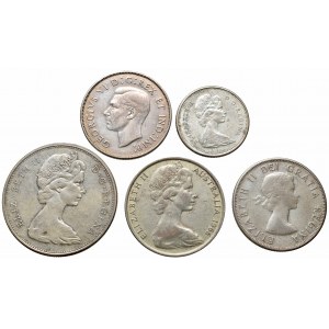 Lot of 5 coins