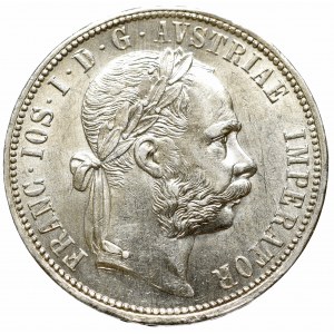 Austria, Franz Joseph, 1 florin 1884