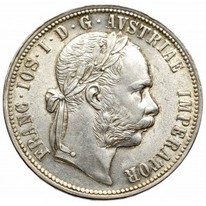 Austria, Franz Joseph, 1 florin 1889