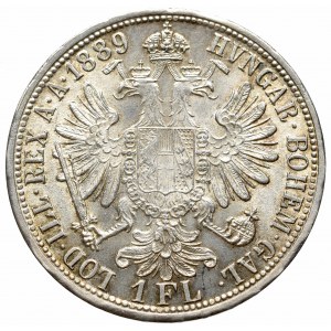 Austria, Franz Joseph, 1 florin 1889