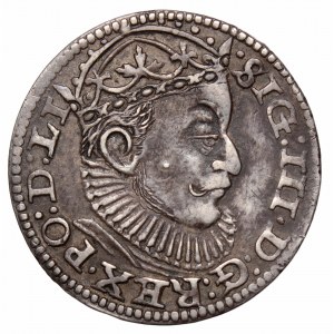 Zygmunt III Waza, Trojak 1589, Ryga - nieopisany SIG:III•D