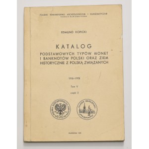E. Kopicki, Katalog podstawowych typów monet i banknotów, tom V, część 2