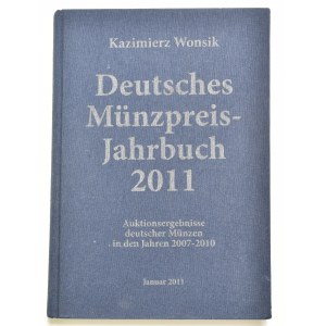 K. Wonsik, Notowania monet na aukcjach w latach 2007-2010