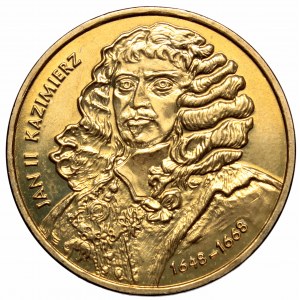 III RP, 2 złote 2000 Jan II Kazimierz - ODWROTKA