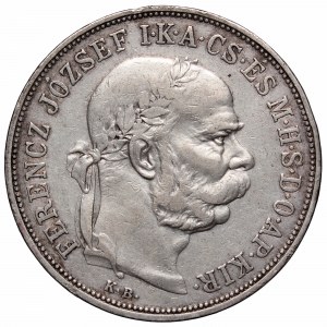 Hungary, Franz Joseph, 5 korona 1900