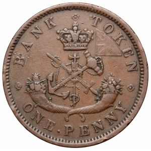 Kanada, 1 pens 1857
