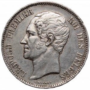 Belgia, 5 franków 1865