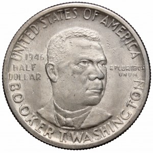 USA, Half dollar 1946 D Booker T. Washington