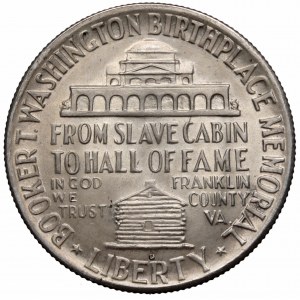 USA, 1/2 dolara 1946 D- Booker T. Washington
