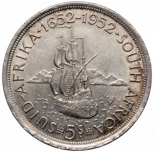 South Africa, 5 shillings 1952 - 300 years of Cape town