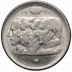 Belgia, 100 franków 1951
