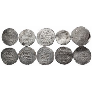 Islamic coinage, Lot of 10 dirhems 