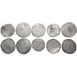 Islamic coinage, Lot of 10 dirhems 