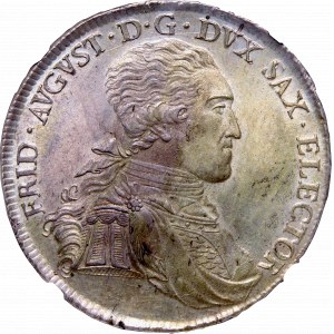 Germany, Saxony, Friedrich August, Thaler 1802, Dresden - NGC MS63