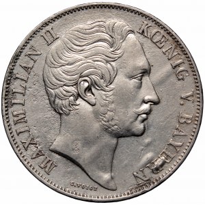 Germany, Bayern, 2 gulden 1853