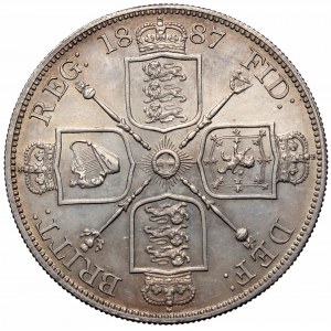 Wielka Brytania, 2 floreny 1887