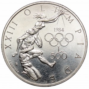 San Marino, 500 lirów 1984, srebro