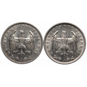 Niemcy, zestaw 1 marka 1936-1937