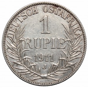 German East Africa, 1 rupee 1911 J